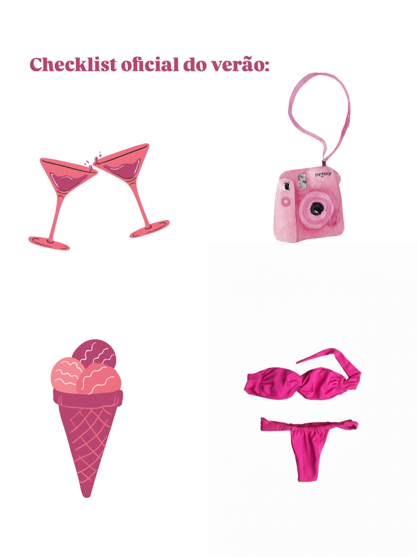 Mood do verão☀️👙🌊✨🐚🌸